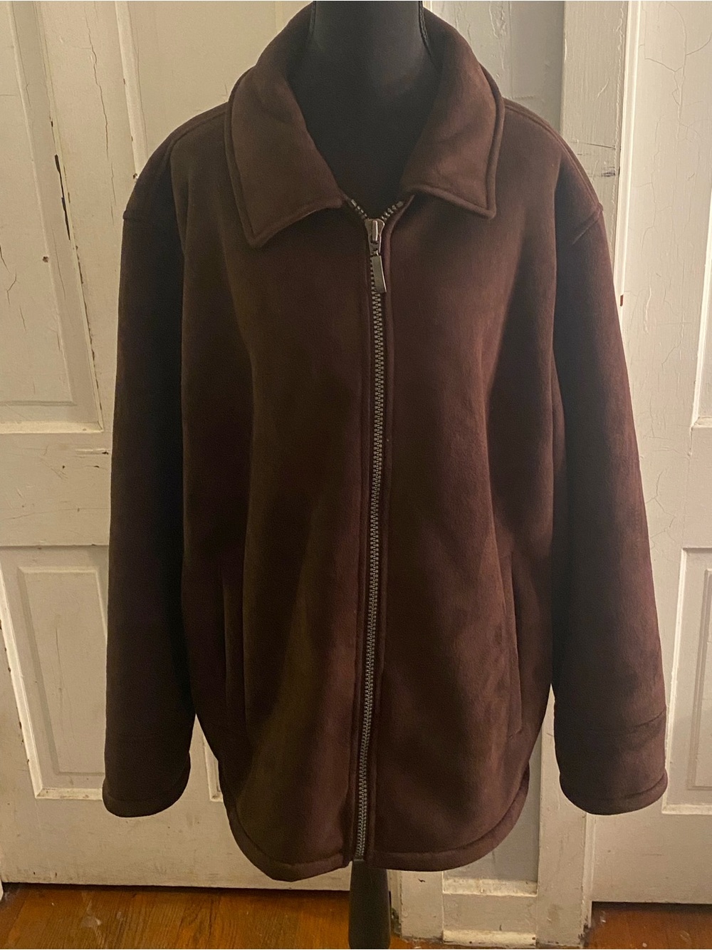Axcess Men's Dark Brown Full-Zip Jacket
